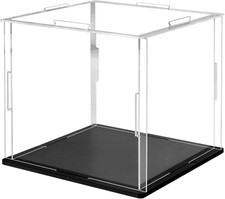 Self-Assembly Acrylic Display Case Mini Clear Display Case Small Acrylic Disp... picture