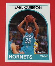 #112 EARL CURETON CHARLOTTE HORNETS 1989 NBA HOOPS BASKETBALL CARD picture