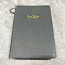 Vintage Holy Bible Douay Version 1914 Translated Latin Vulgate Gilt Gilted Pages picture