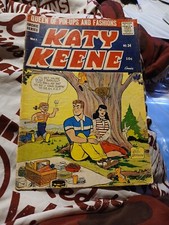 Katy Keene 34 Silver Age May 1957 Mickey Mantle Ad Baseball Cover by Bill Woggon picture