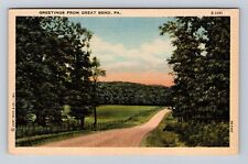 Great Bend PA-Pennsylvania, Scenic General Greetings, Antique, Vintage Postcard picture