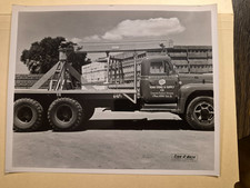 Old photos of a 1950's  Diamond T truck w/ Side-o-matic  York Stone& Supply -PA picture