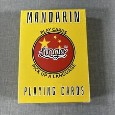 Mandarin Lingo Playing Cards Language Learning Game Set Stocking Stuffer picture