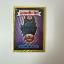 Garbage Pail Kids Chrome Series 5 Yellow Wave Parallel 180a Haunted Hollis /275 picture