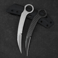 Karambit Claw Knife Fixed Blade Hunting Survival Camp Army 5Cr15Mov Steel Kydex picture
