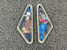 Bally Eight Ball Deluxe Pinball Machine Playfield Plastic Slingshot Set NEW CPR picture
