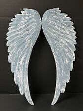 LARGE PAINTED METAL WINGS picture