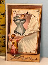 1880's Dr. Warner's Coraline Corset Trade Card picture