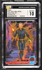 Upper Deck 2018 X-MAN #2 Fleer Ultra X-Men Rainbow Foil, CGC Graded 10 Gem Mint picture