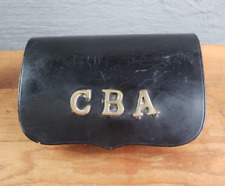 Vintage 1940s Christian Brothers Academy CBA Ammo Pouch Leather Uniform picture