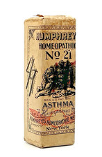 HUMPHREYS HOMEOPATHIC NO 21 "ASTHMA” SEALED 135  PELLETS USA picture