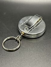 NOS Vintage Stainless KEY BAK Retractable Key Chain, Chain Reel, Janitor Keys picture