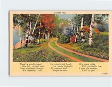 Postcard Memory Trail Poem Nature Scene picture