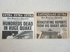 San Francisco Chronicle – 1989 Earthquake – October 18 & 19, 1989 picture