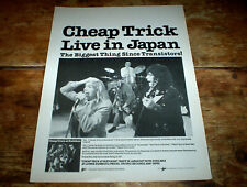 CHEAP TRICK ( LIVE IN JAPAN ) Vintage 1979 U.S. PROMO magazine Ad NM- picture