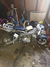 super pocket bike 110cc serious buyers only. Buyer pays shipping No Plastics picture
