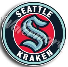 Seattle Kraken S Circle Logo Sticker / Kraken Vinyl Decal  | 10 Sizes picture