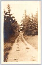 Postcard Lover's Lane, Orr's Island, Maine RPPC C45 picture