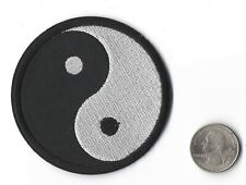 Yin Yang Round Sew On / Iron On  Embroidered Patch 3