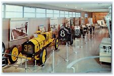 c1950's 500 Mile Race Museum Famous Race Cars Indianapolis Indiana IN Postcard picture
