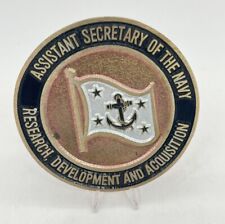 Assistant Secretary of the Navy SECNAV Research Dev't RDA USN - 3.5” Desk Medal picture