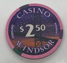 Casino Windsor / Northern Belle Casino $2.50 Chip Ontario Canada H&C picture
