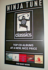 Poster - NINJA TUNE CLASSIC logo Bonobo rootsmanuva King Geedorah band U picture