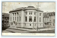 1907 Atlantic City Free Library New Jersey NJ Posted Antique Postcard picture