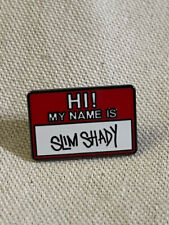 Hi My Name Is Slim Shady enamel Pin Lapel - eminem - shady records picture