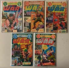 All Out War comics run #1-5 5 diff 5.0 (1979-80) picture