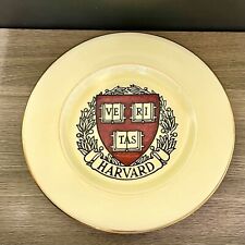 Antique Harvard University Staffordshire Royal Winton Dinner Plate Wall Charger picture