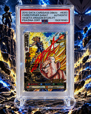 Bandai 2010 Dragon Ball Data Carddass Vegeta B353-7 Auto PSA/DNA POP 1 SIGNED picture