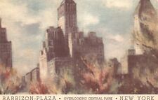 Postcard NY New York City Barbizon Plaza Hotel Unposted Antique Vintage PC H9675 picture