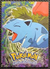 1999 Topps Pokemon The First Movie Evolution IVYSAUR #E2 2nd Print BLACK LOGO  picture