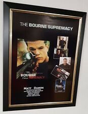 Rare Matt Damon The Bourne Supremecy Signed Photo Picture Autographed Display  picture
