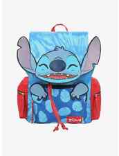 NWT Bioworld Disney Lilo And Stitch Smiling Stitch Slouch Backpack School picture