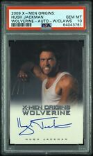 2009 Rittenhouse X-Men Origins Wolverine Hugh Jackman AUTO PSA 10 POP 2 Signed picture