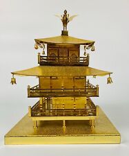Japanese vintage  Golden Pavilion brass cultural heritage temple Kinkakuji picture