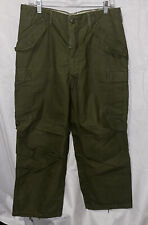 Vintage 70s Army OG-107 Cold Weather Baggy Cargo Pants Size Medium 33.5x28.5 picture