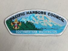 Pacific Harbors Council plastic back BSA CSP Patch picture