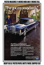 11x17 POSTER - 1977 Lincoln Continental Town Car 3 picture
