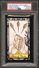 Metazoo Sample Tarot Card Three of Wands with Kelsey Autograph  picture