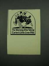 1938 Carter's Little Liver Pills Ad - The Morning After Taking picture