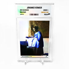WOMAN READING A LETTER (Johannes Vermeer) Painting Card GleeBeeCo #W692-L /49 picture