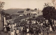 RPPC Blumenau Brazil Military Army Parade World War I Photo Vtg Postcard S6 picture