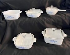 Lot Of Vtg Corning Ware Cornflower Casserole Baking Dishes Various Sizes picture