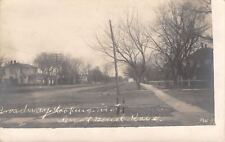 Great Bend KS~Broadway Looking West~Nice Homes~Anna Bird Had Measles~1908 RPPC picture