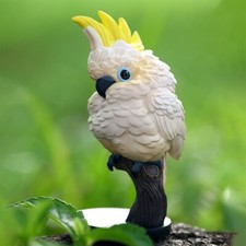 Animal Heavenly Body Sulphur-crested Cockatoo Cacatua Parrot Statue picture