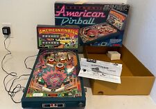 Tomy American Electronic Pinball Machine WITH Original Box READ AS IS picture