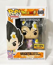 Funko POP Vegeta Cooking Apron Dragon Ball Super Hot Topic Excl #849 +Protector picture